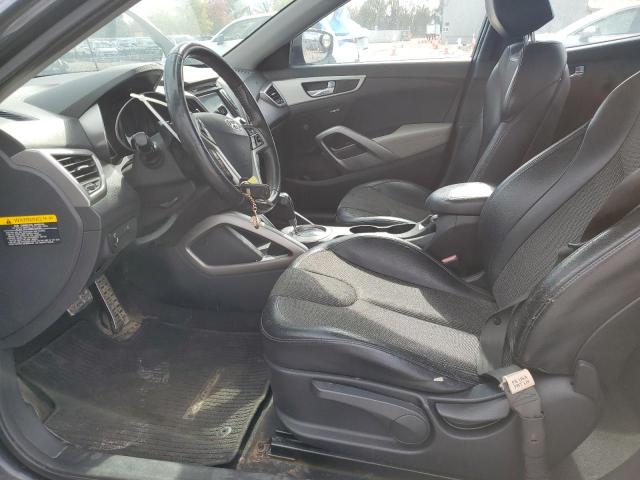 KMHTC6AD7DU138072 - 2013 HYUNDAI VELOSTER BLACK photo 7