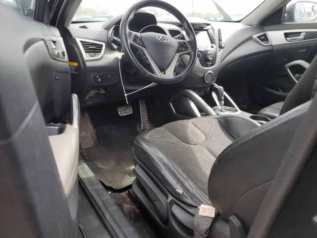 KMHTC6AD7DU138072 - 2013 HYUNDAI VELOSTER BLACK photo 8
