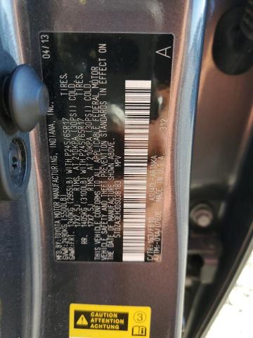 5TDZA3EH3DS038183 - 2013 TOYOTA HIGHLANDER BASE 灰色 照片 13