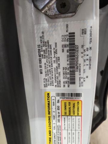 1FA6P0HDXG5132327 - 2016 FORD FUSION SE WHITE photo 12