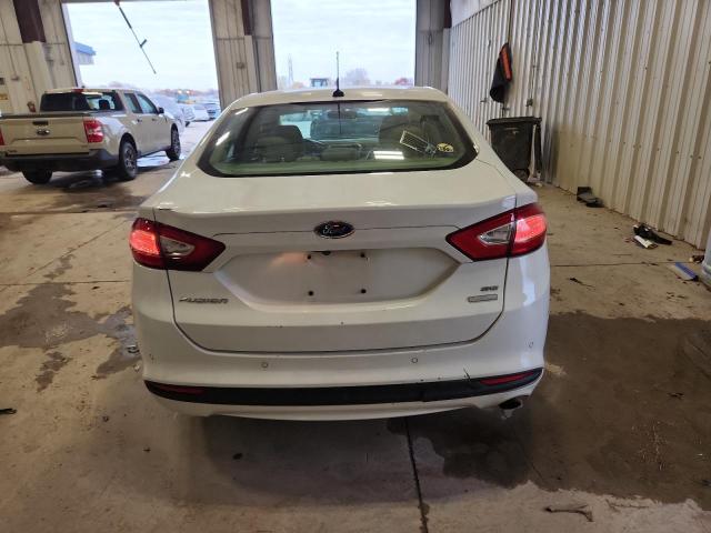1FA6P0HDXG5132327 - 2016 FORD FUSION SE WHITE photo 6