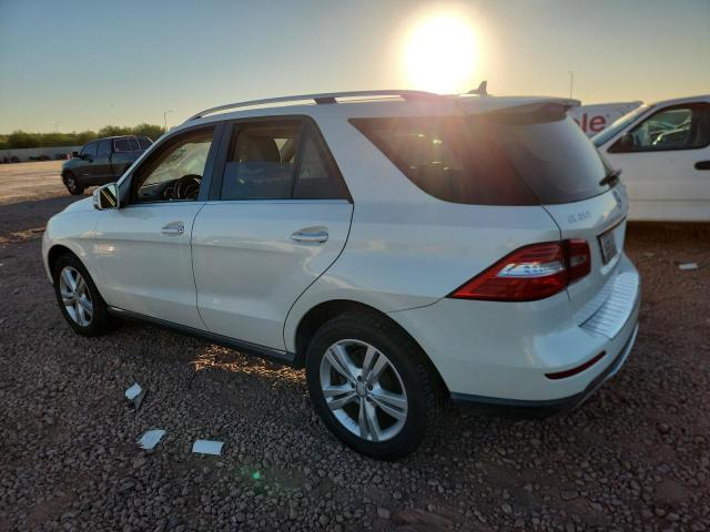 4JGDA5HB0DA176219 - 2013 MERCEDES-BENZ ML 350 4MATIC WHITE photo 2