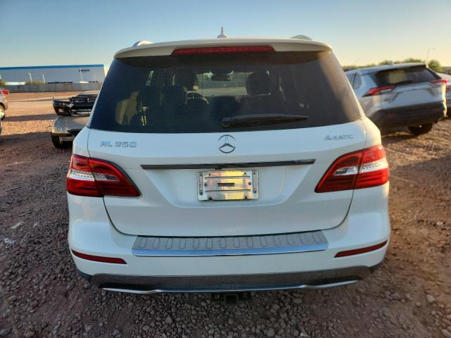 4JGDA5HB0DA176219 - 2013 MERCEDES-BENZ ML 350 4MATIC WHITE photo 6