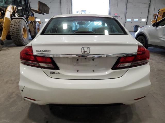 19XFB2F73FE703547 - 2015 HONDA CIVIC SE WHITE photo 6