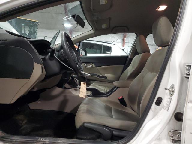 19XFB2F73FE703547 - 2015 HONDA CIVIC SE WHITE photo 7