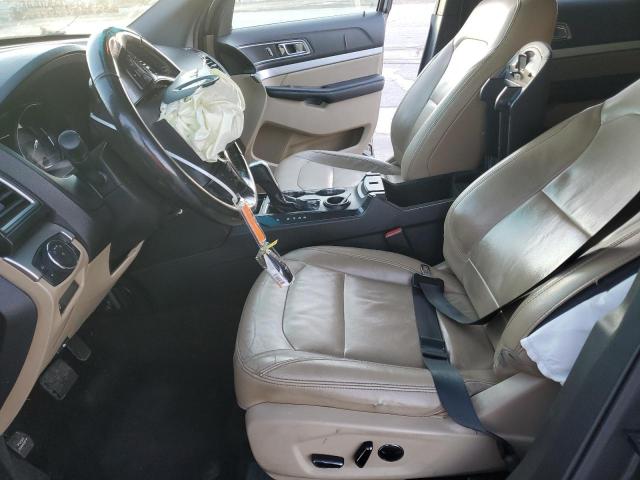 1FM5K7D89GGC54182 - 2016 FORD EXPLORER XLT 灰色 照片 7