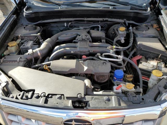 JF2SHADC7CH418610 - 2012 SUBARU FORESTER 2.5X PREMIUM BLACK photo 11