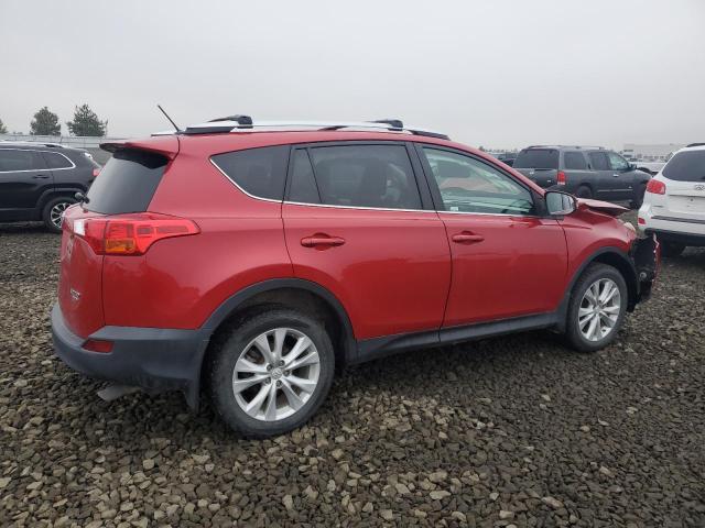 2T3DFREV4DW001999 - 2013 TOYOTA RAV4 LIMITED RED photo 3