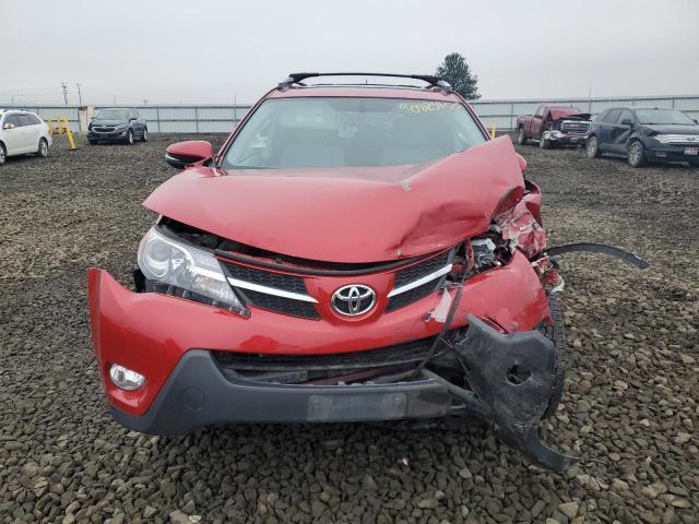 2T3DFREV4DW001999 - 2013 TOYOTA RAV4 LIMITED RED photo 5