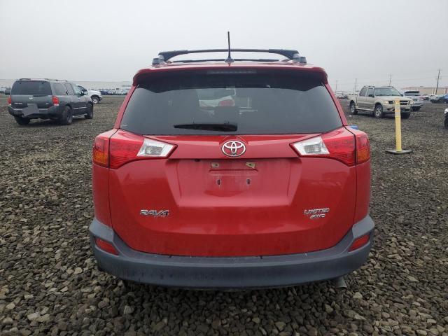 2T3DFREV4DW001999 - 2013 TOYOTA RAV4 LIMITED RED photo 6