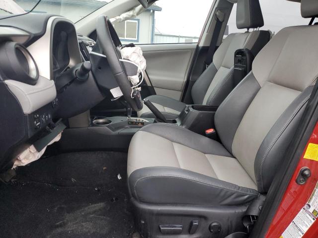 2T3DFREV4DW001999 - 2013 TOYOTA RAV4 LIMITED RED photo 7