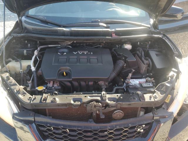 2T1KU4EE4AC515910 - 2010 TOYOTA COROLLA MA Սև լուսանկար 11