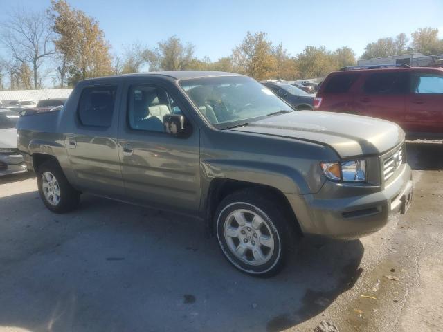 2HJYK165X7H509424 - 2007 HONDA RIDGELINE RTL GREEN photo 4