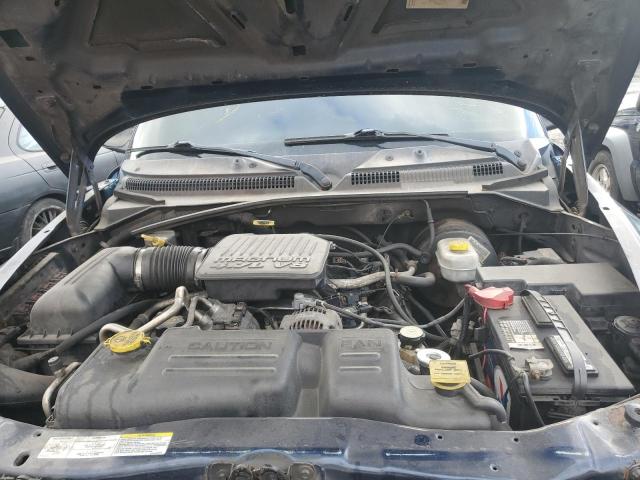 1D7HG48N24S622721 - 2004 DODGE DAKOTA QUAD SLT ლურჯი ფოტო 11