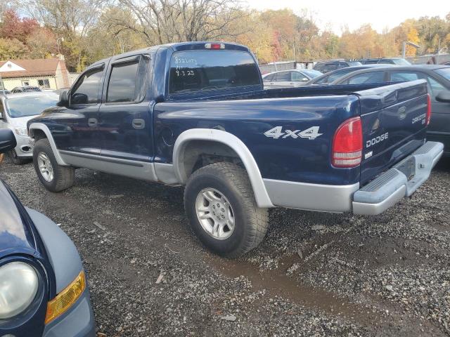 1D7HG48N24S622721 - 2004 DODGE DAKOTA QUAD SLT ლურჯი ფოტო 2