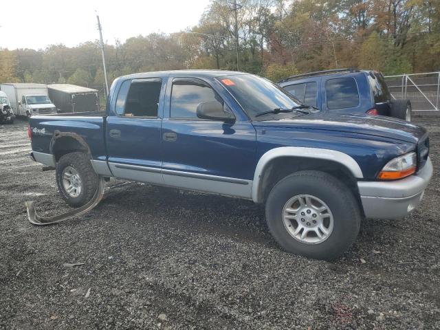 1D7HG48N24S622721 - 2004 DODGE DAKOTA QUAD SLT ლურჯი ფოტო 4