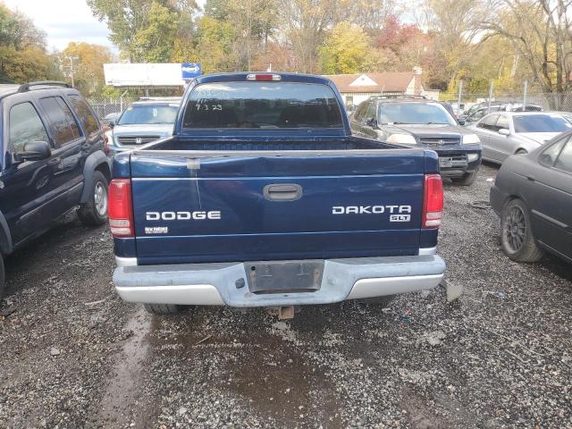 1D7HG48N24S622721 - 2004 DODGE DAKOTA QUAD SLT ლურჯი ფოტო 6