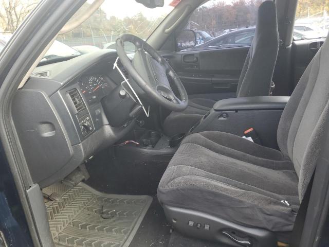 1D7HG48N24S622721 - 2004 DODGE DAKOTA QUAD SLT ლურჯი ფოტო 7