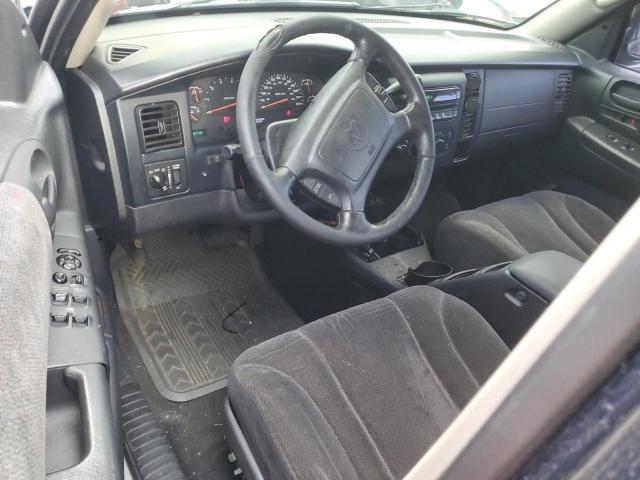 1D7HG48N24S622721 - 2004 DODGE DAKOTA QUAD SLT ლურჯი ფოტო 8