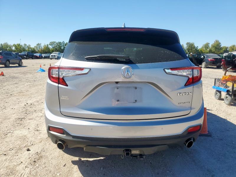 5J8TC2H70KL012301 - 2019 ACURA RDX ADVANCE SILVER photo 6