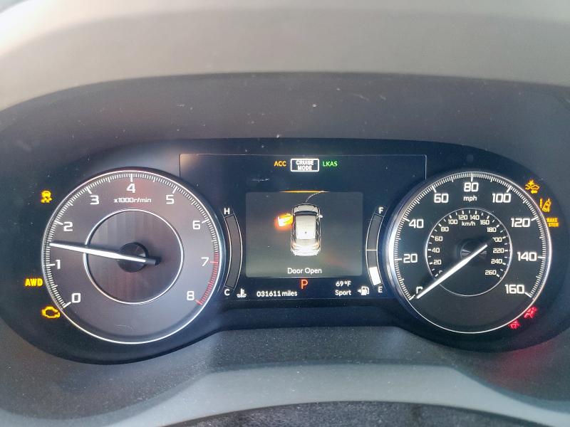 5J8TC2H70KL012301 - 2019 ACURA RDX ADVANCE SILVER photo 9