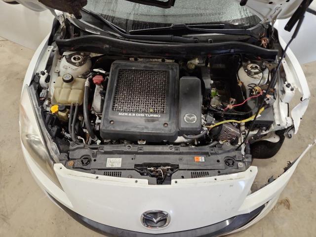 JM1BL1L38C1534762 - 2012 MAZDA SPEED 3 WHITE photo 11
