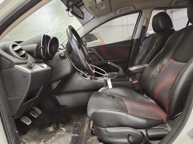JM1BL1L38C1534762 - 2012 MAZDA SPEED 3 WHITE photo 7
