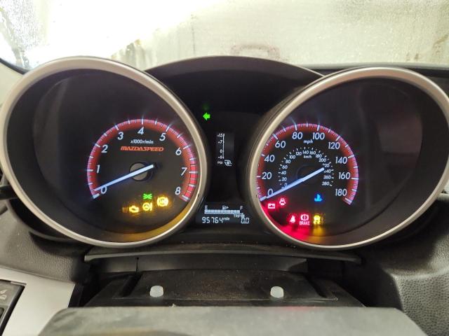 JM1BL1L38C1534762 - 2012 MAZDA SPEED 3 WHITE photo 9