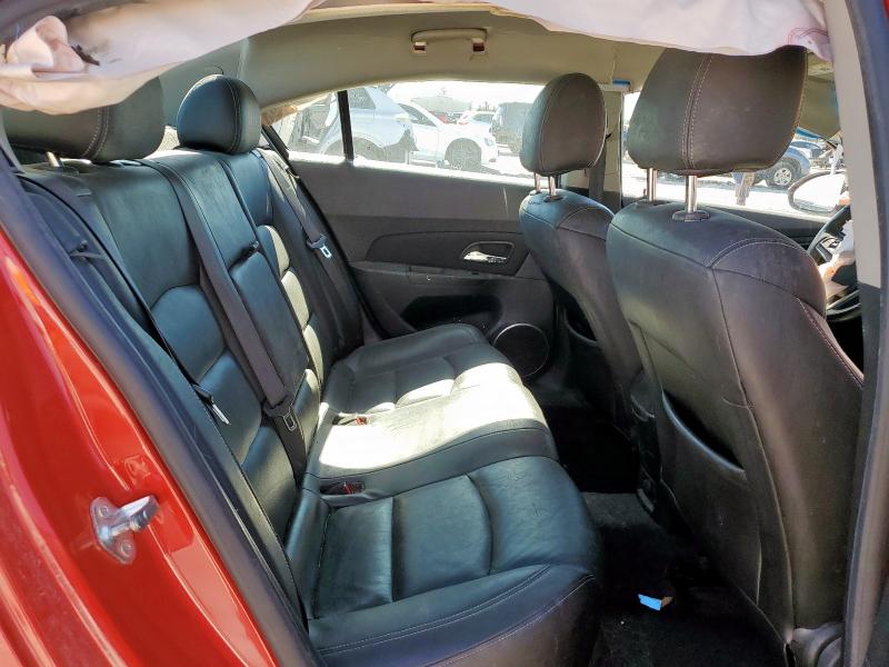 1G1PG5SC3C7227394 - 2012 CHEVROLET CRUZE LT წითელი ფოტო 10