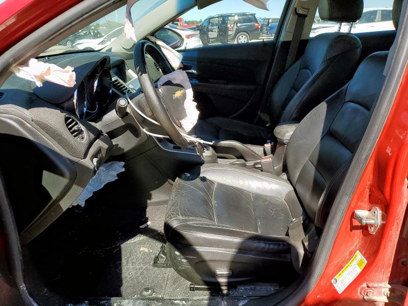 1G1PG5SC3C7227394 - 2012 CHEVROLET CRUZE LT წითელი ფოტო 7