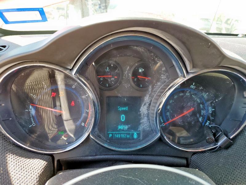 1G1PG5SC3C7227394 - 2012 CHEVROLET CRUZE LT წითელი ფოტო 9