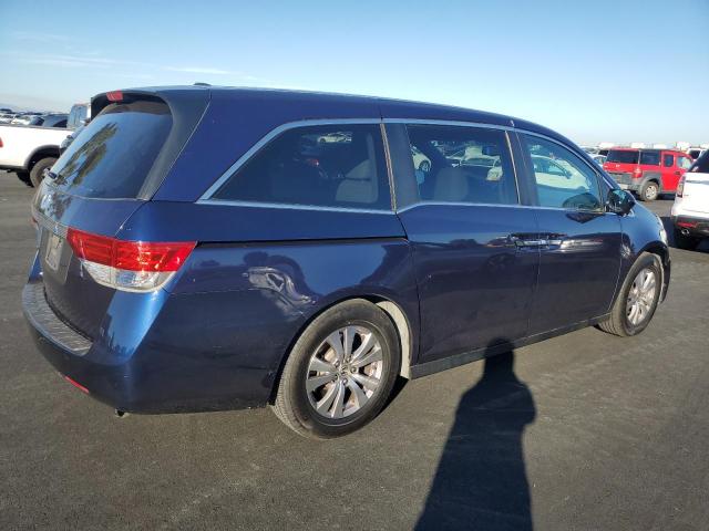 5FNRL5H68EB083187 - 2014 HONDA ODYSSEY EXL BLUE photo 3