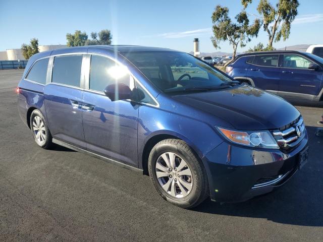 5FNRL5H68EB083187 - 2014 HONDA ODYSSEY EXL BLUE photo 4
