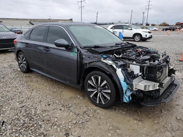 JHMFE1F78NX003201 - 2022 HONDA CIVIC EX CHARCOAL photo 4