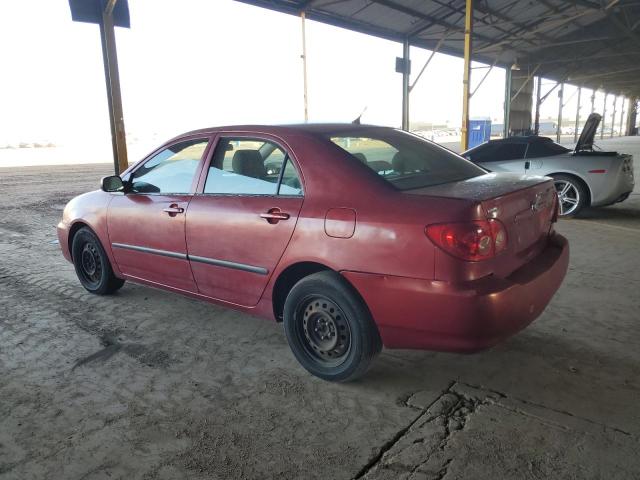 JTDBR32E852060063 - 2005 TOYOTA COROLLA CE RED photo 2