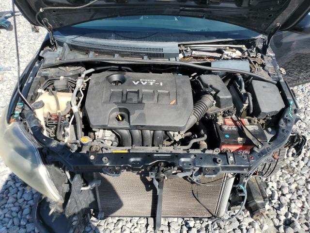 2T1BU4EE4AC448614 - 2010 TOYOTA COROLLA BASE Чорний фото 11