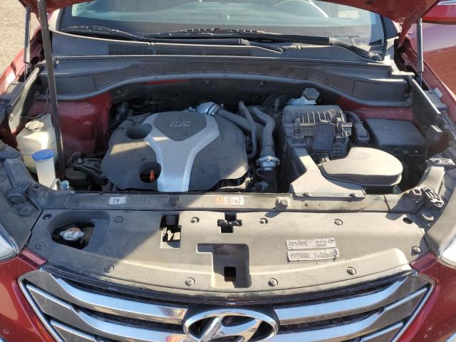 5XYZUDLA0DG022801 - 2013 HYUNDAI SANTA FE S RED photo 12