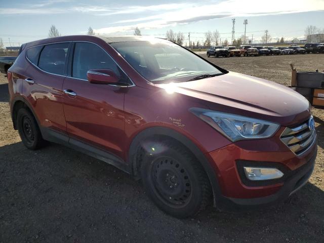 5XYZUDLA0DG022801 - 2013 HYUNDAI SANTA FE S RED photo 4