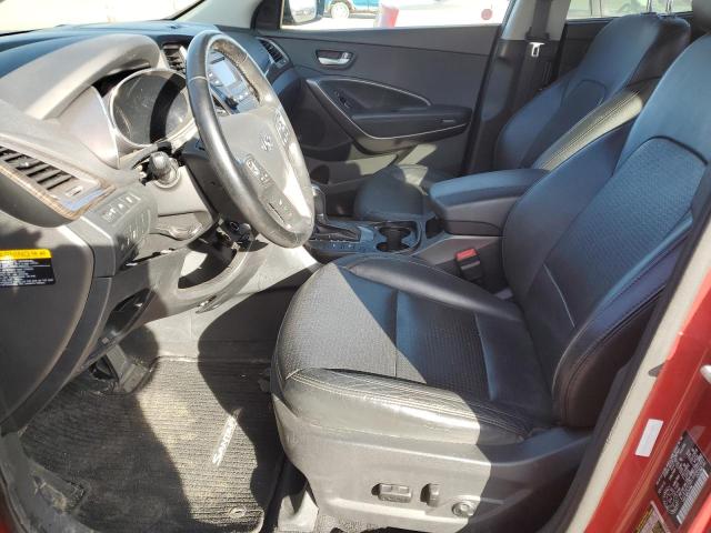 5XYZUDLA0DG022801 - 2013 HYUNDAI SANTA FE S RED photo 7