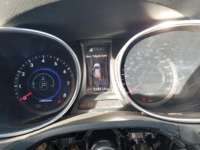 5XYZUDLA0DG022801 - 2013 HYUNDAI SANTA FE S RED photo 9