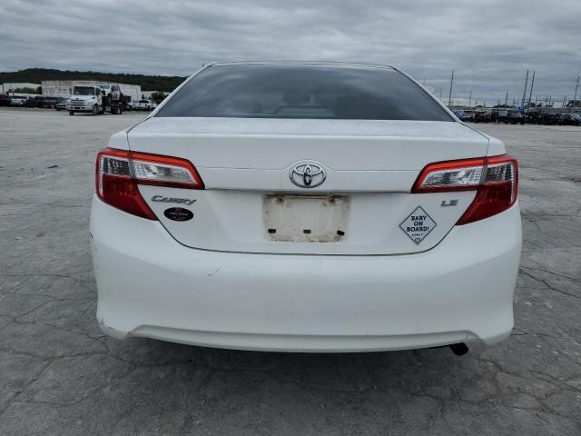 4T4BF1FK8CR223200 - 2012 TOYOTA CAMRY BASE WHITE photo 6