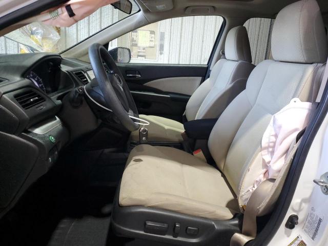 5J6RM4H53GL046203 - 2016 HONDA CR-V EX WHITE photo 7