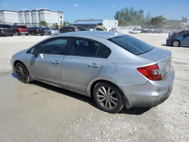 2HGFB2F98CH516632 - 2012 HONDA CIVIC EXL ვერცხლისფერი ფოტო 2