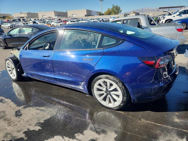 5YJ3E1EA9NF370118 - 2022 TESLA MODEL 3 Mavi foto 2