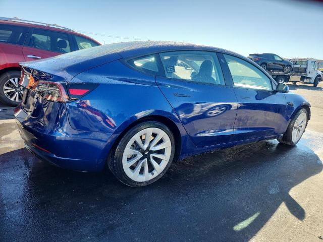 5YJ3E1EA9NF370118 - 2022 TESLA MODEL 3 Mavi foto 3