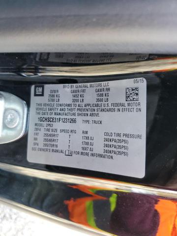 1GCHSCE31F1231266 - 2015 CHEVROLET COLORADO Z71 BLACK photo 12