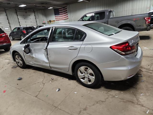19XFB2F52DE084998 - 2013 HONDA CIVIC LX SILVER photo 2