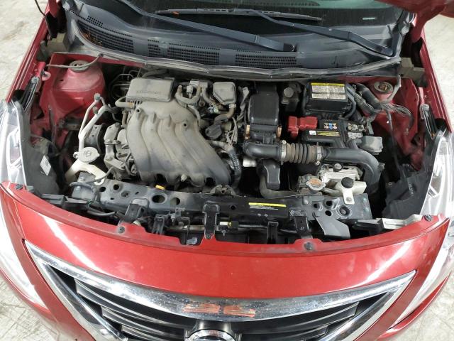 3N1CN7AP0JL825210 - 2018 NISSAN VERSA S RED photo 11