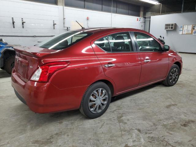 3N1CN7AP0JL825210 - 2018 NISSAN VERSA S RED photo 3