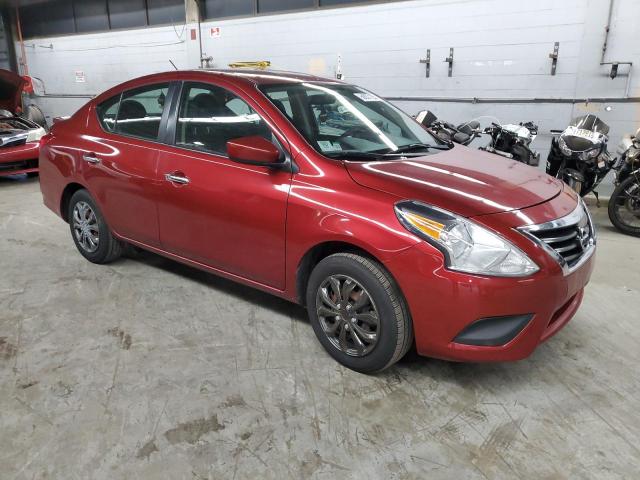 3N1CN7AP0JL825210 - 2018 NISSAN VERSA S RED photo 4